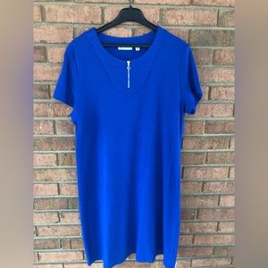 Rafaella Royal Blue Shift Dress size XL
